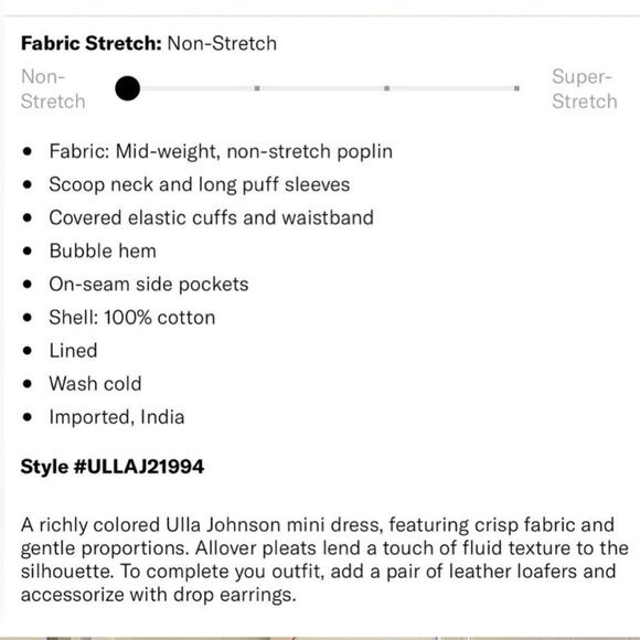 Ulla Johnson Martine Dress Size 2 - Picture 8 of 9